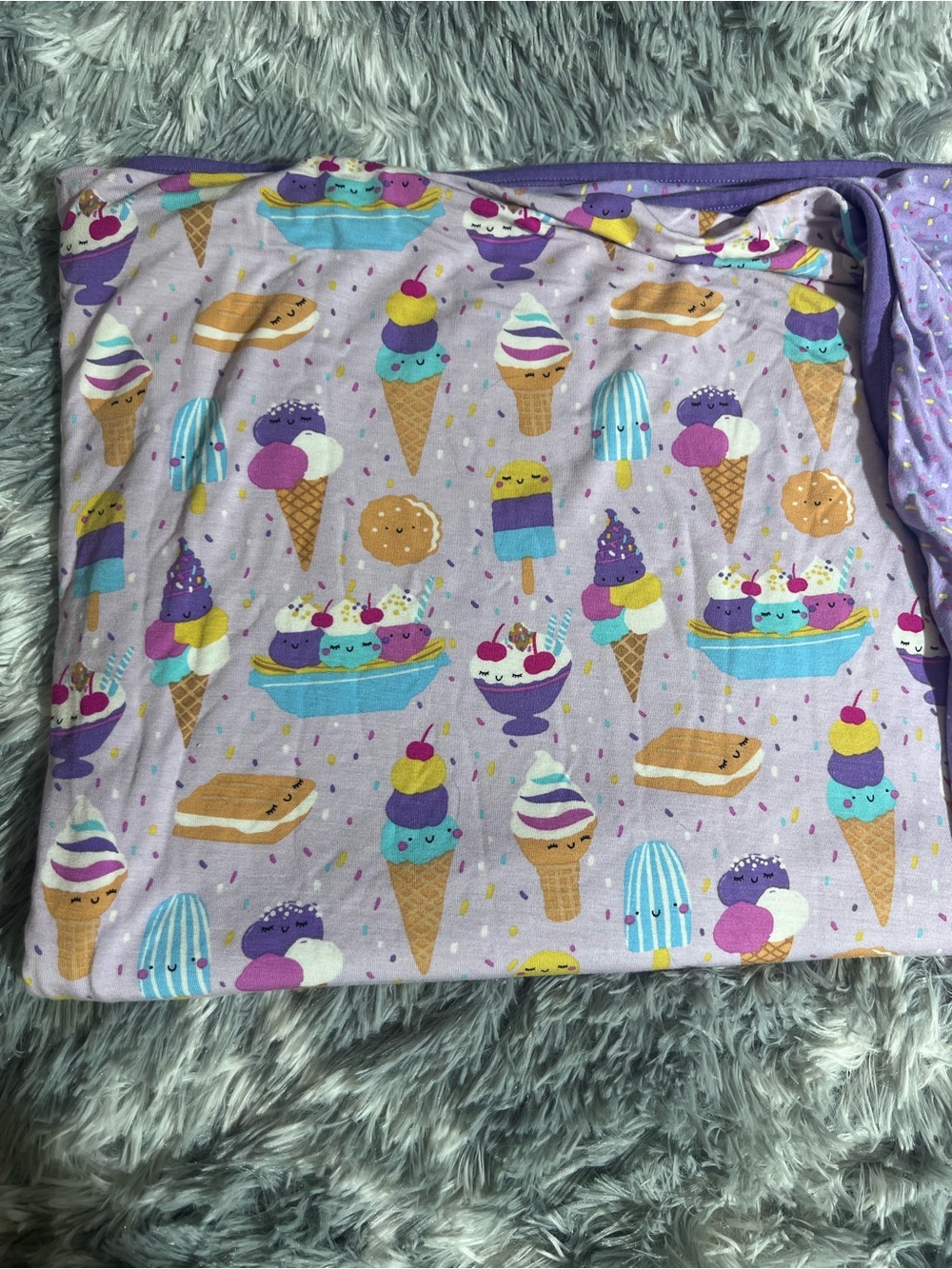 Wildberry Ice Cream Social Cloud Blanket